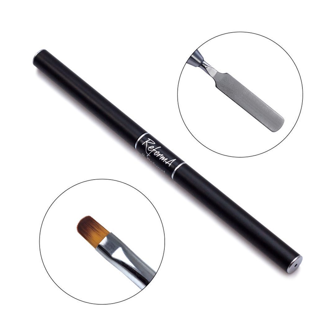 Pędzel dwustronny do akrylo-żelu