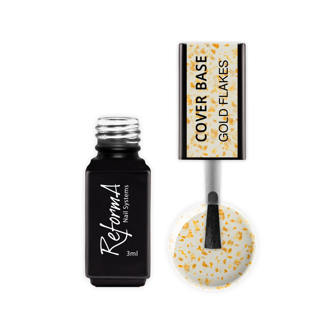 Cover Base - Gold Flakes, 3 ml