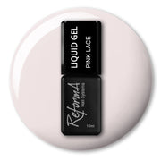 Żel w pędzelku, do szybkiego uzupełniania, mleczny, milky żel w butelce Liquid Gel - Pink Lace, 10 ml