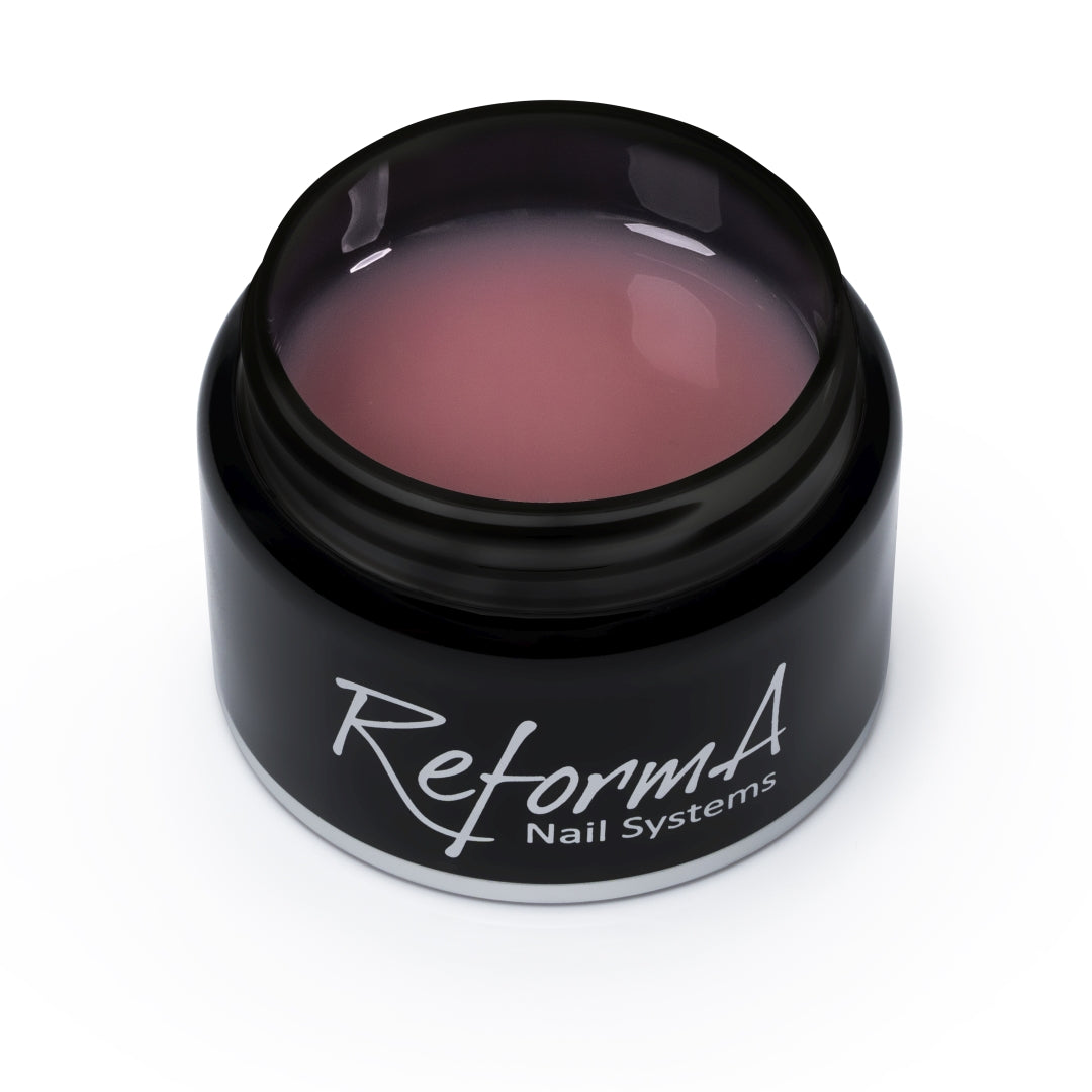 baza do paznokci Budująca, kauczukowa, mleczna, naturalna, delikatna baza hybrydowa - Milky API, 30 g