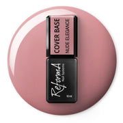 Budująca, kauczukowa, cielista, beżowa, nude baza hybrydowa - Nude Elegance, 10 ml