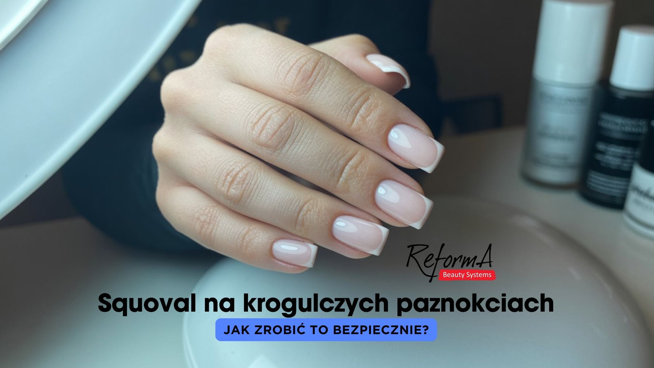 Squoval na krogulczych paznokciach – jak zrobić to bezpiecznie?