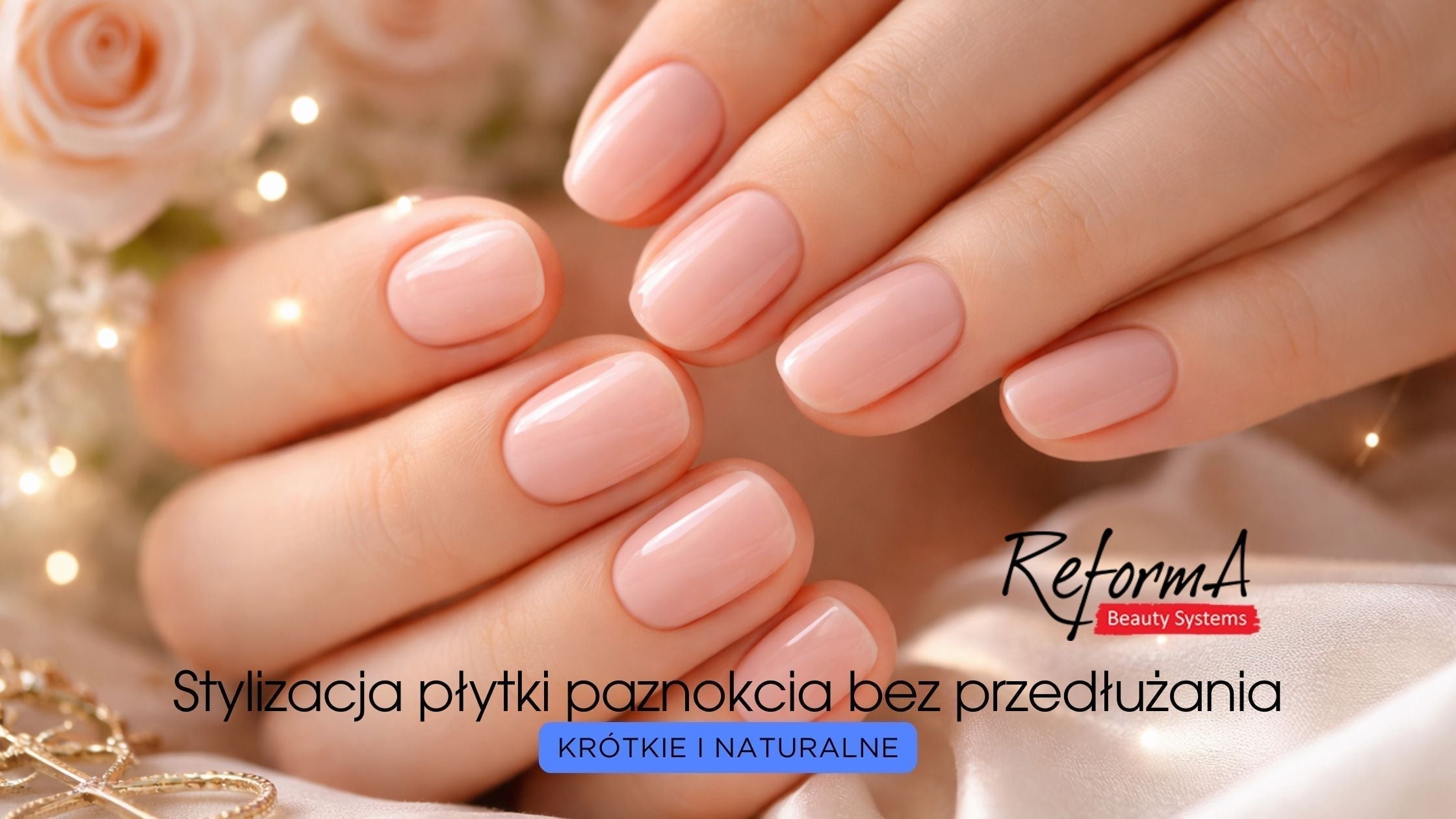 Krótkie i naturalne: Stylizacja płytki paznokcia bez przedłużania