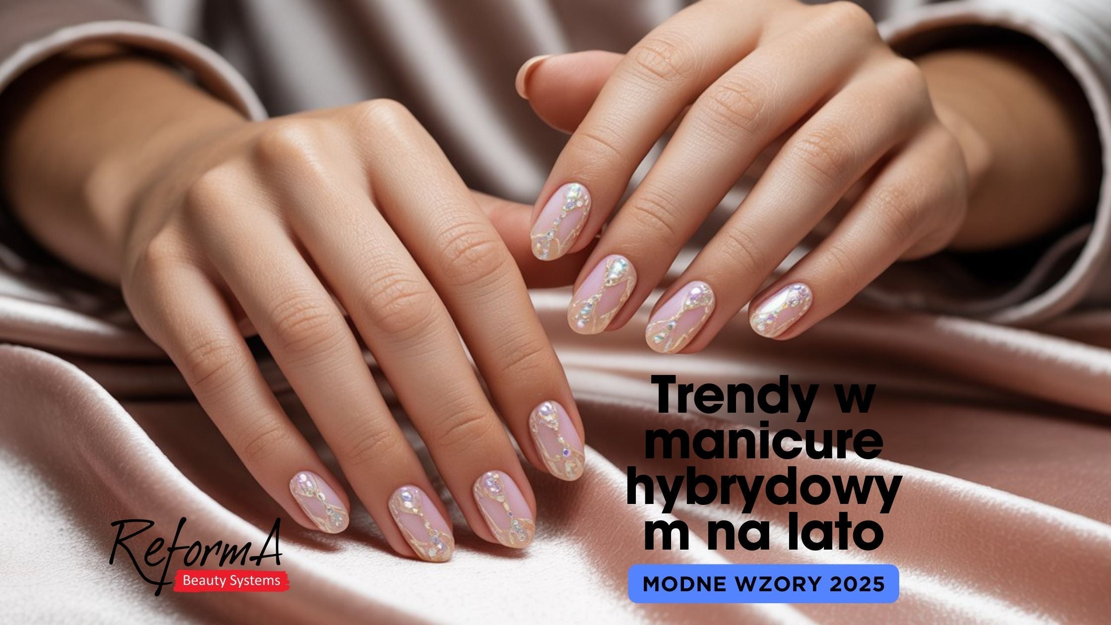 Trendy w manicure hybrydowym na lato | Modne wzory 2026