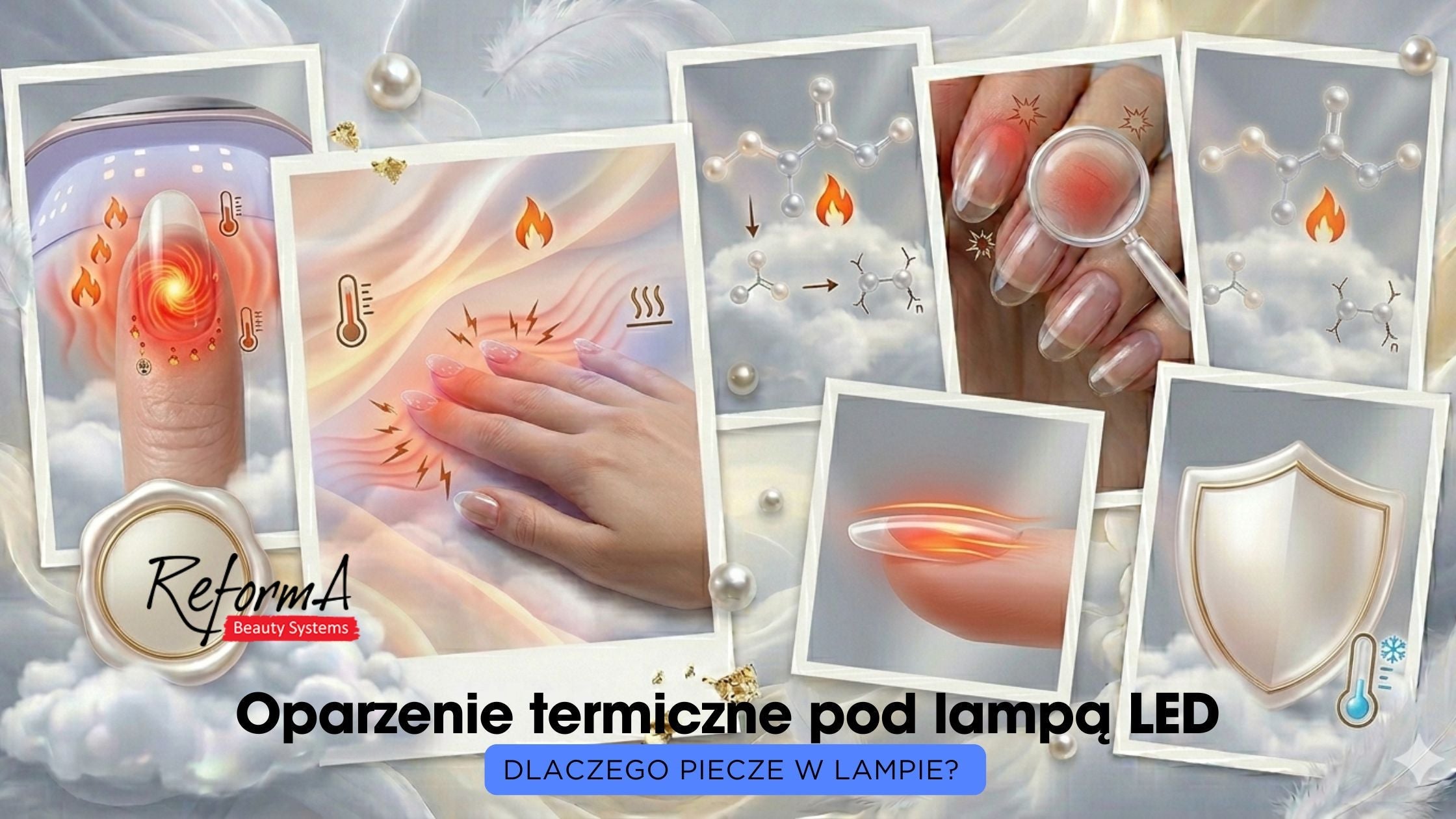 Oparzenie termiczne pod lampą LED. Dlaczego piecze w lampie?