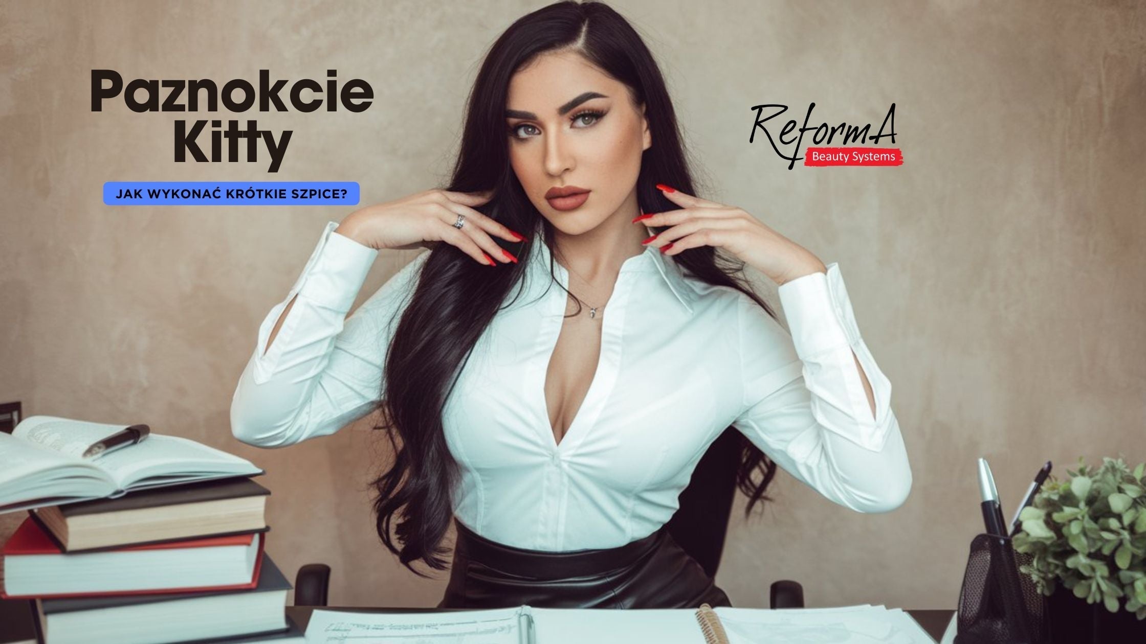 Paznokcie Kitty – jak wykonać krótkie szpice?