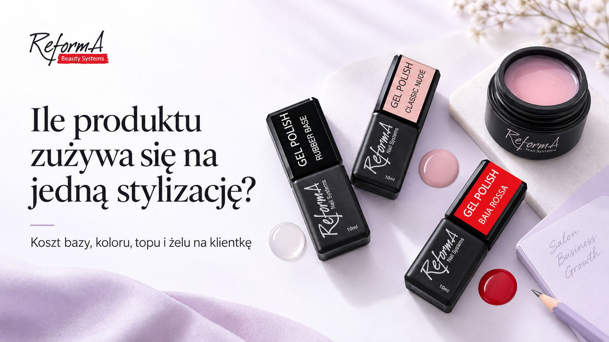Ile produktu zużywa się na stylizację paznokci?