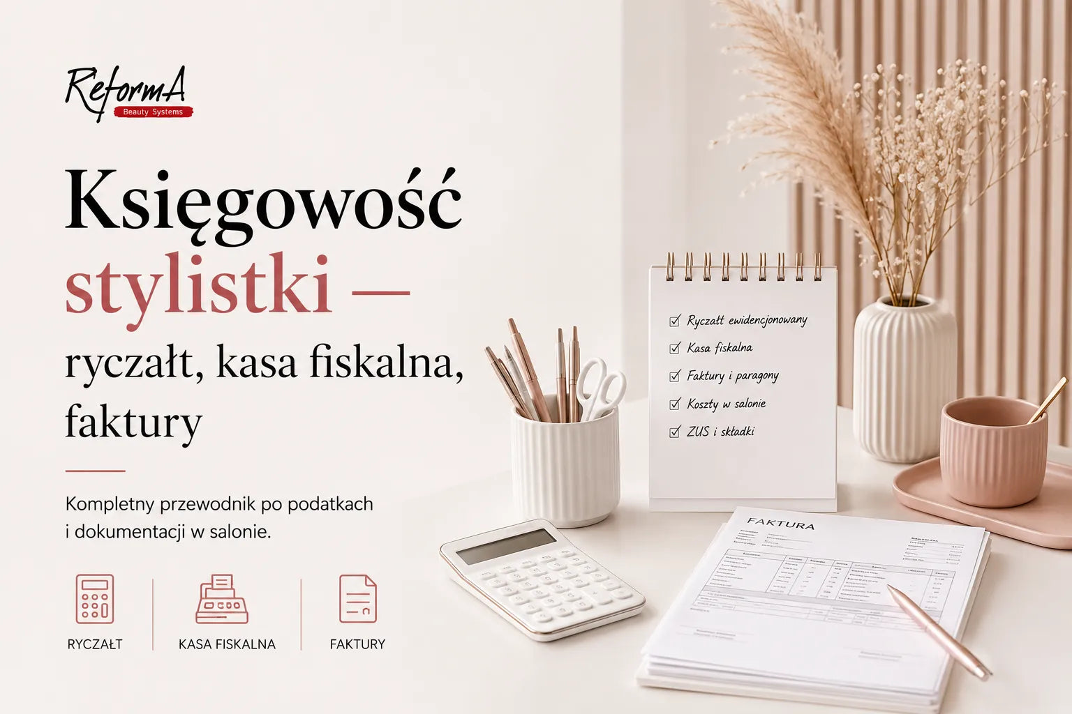 Księgowość stylistki paznokci, ryczałt, kasa fiskalna, faktury