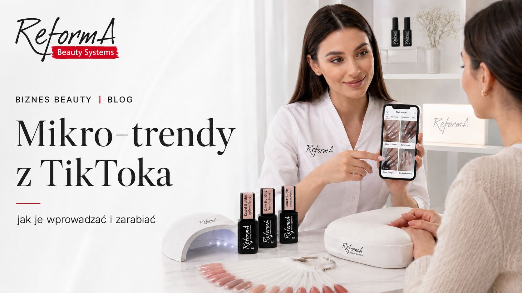 Mikro-trendy z TikToka w salonie paznokci, jak je wprowadzać i zarabiać