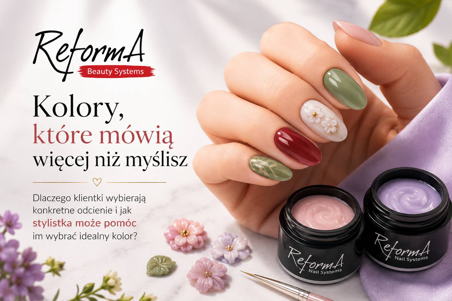 Psychologia koloru paznokci, jak doradzać idealny odcień klientce