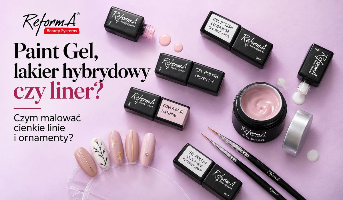 Paint gel, lakier hybrydowy czy liner do zdobień?