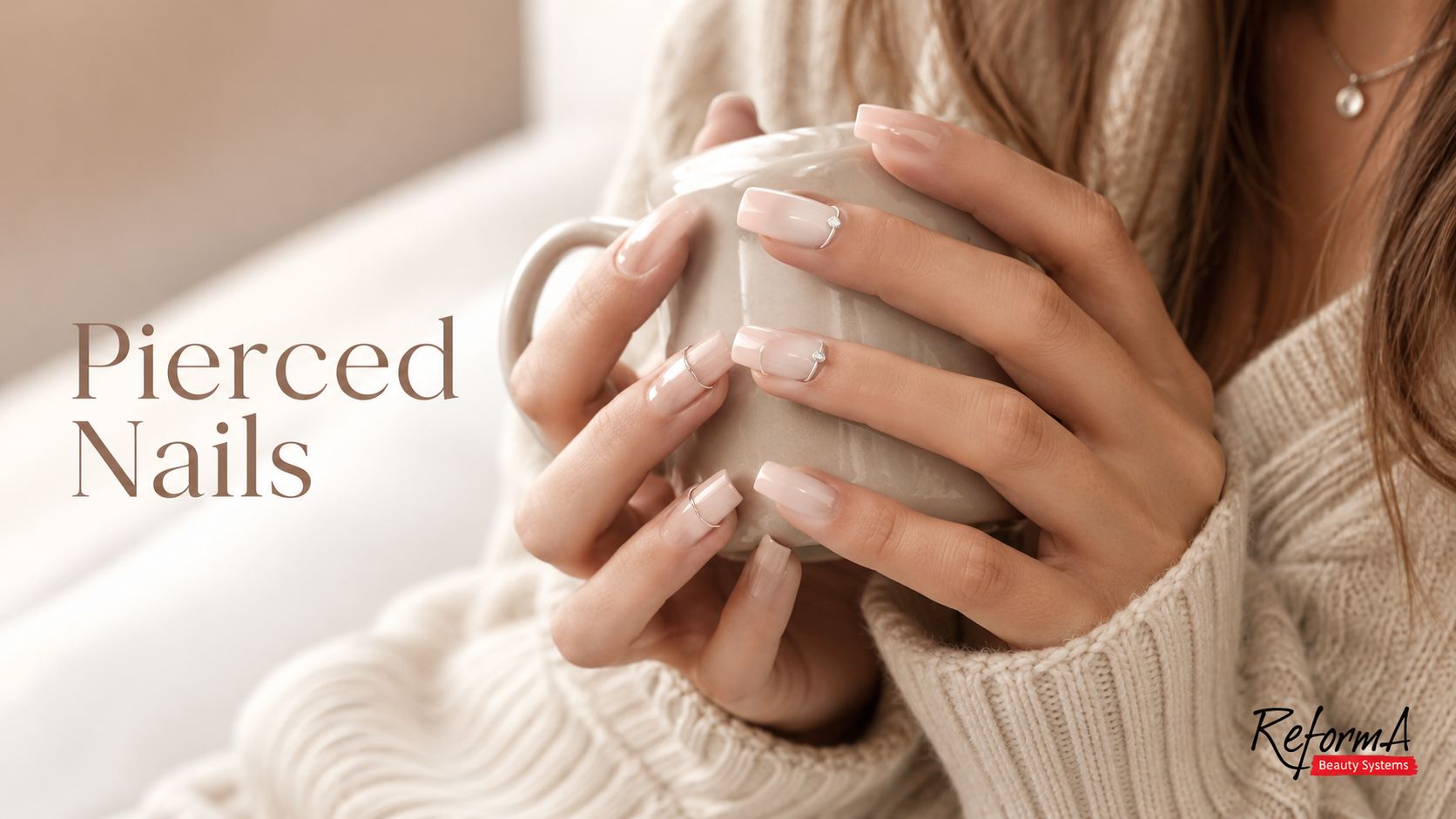 Pierced Nails 2026, powrót kolczyków w paznokciach w wersji soft. Poradnik stylistki paznokci.