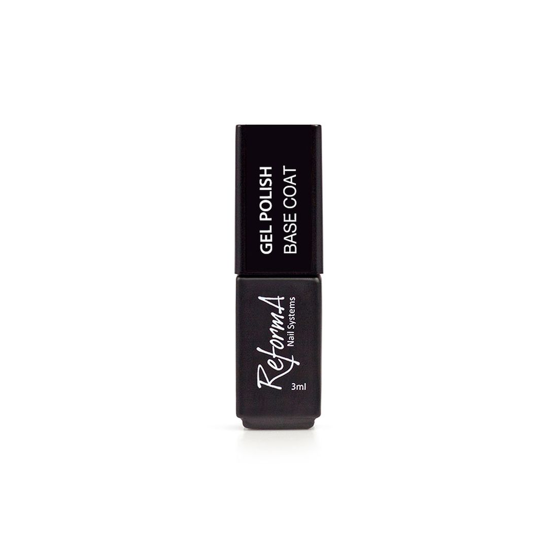 Przeźroczysta, uniwersalna, trwała baza hybrydowa- Base Coat, 3 ml