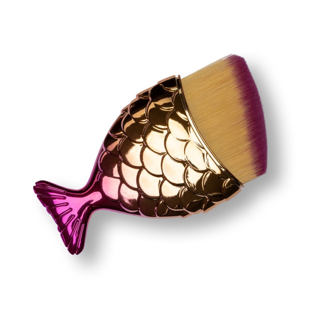 Szczoteczka rybka, różowo-złota