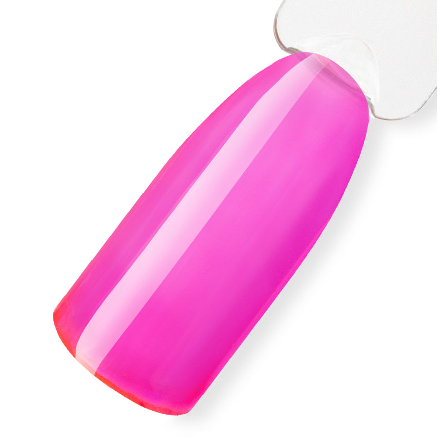 Lakier Hybrydowy - GP Glass Neon Pink, 3 ml