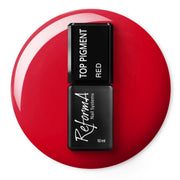 Jaskrawy, czerwony, kryjący, kolorowy, do wcierania pyłków Top Pigment - Red 10 ml