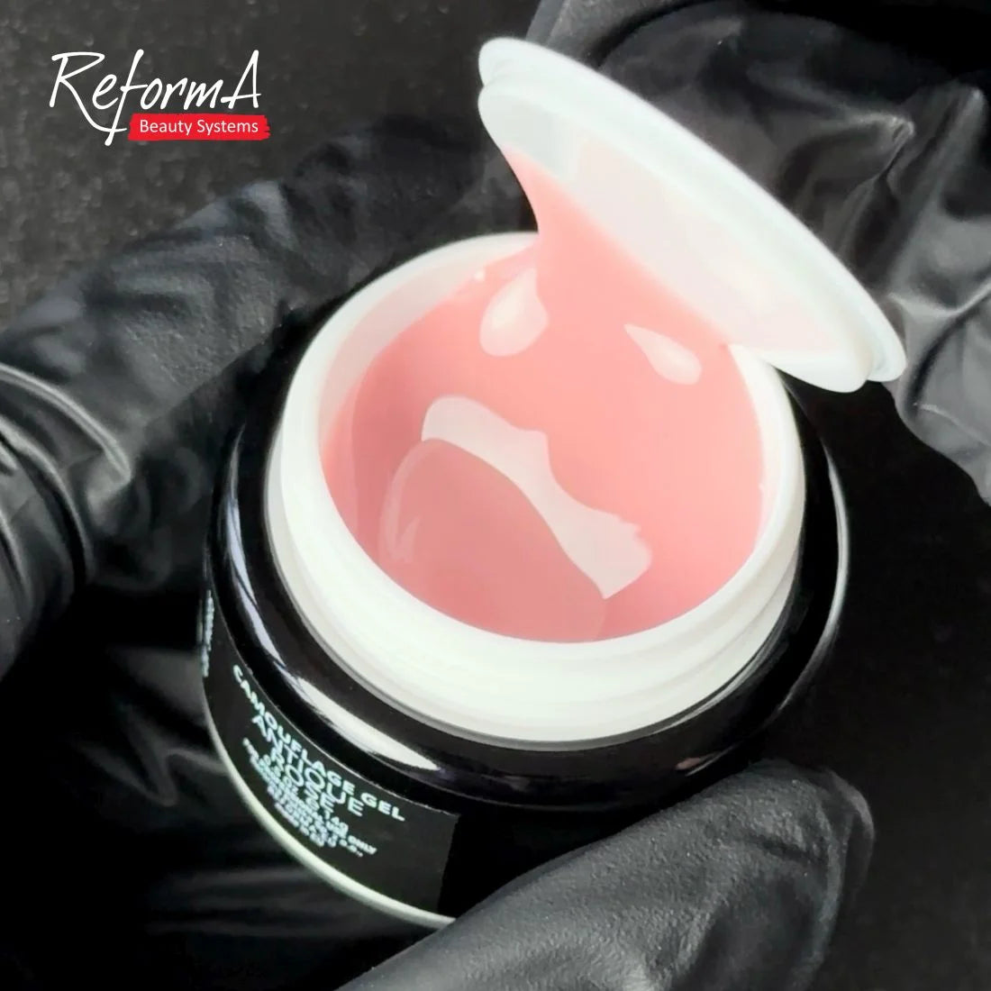 Camouflage Gel - Antique Rose, ciemno różowy, antyczny żel do paznokci, 14 g