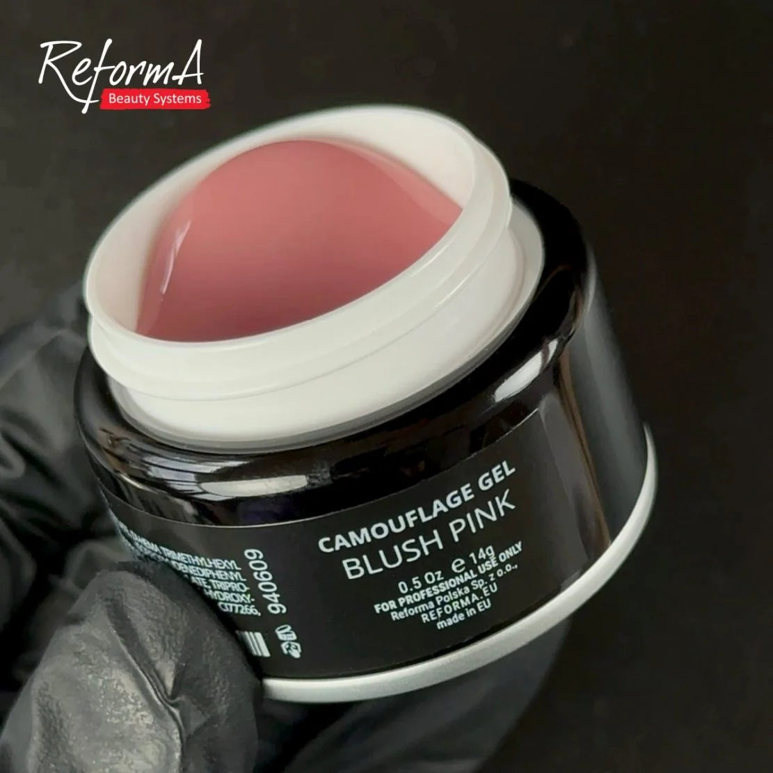 Camouflage Gel - Blush Pink, naturalny różowy żel kamuflujący, 14 g