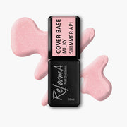 Cover Base - Baza do paznokci : Milky Shimmer API, 10 ml