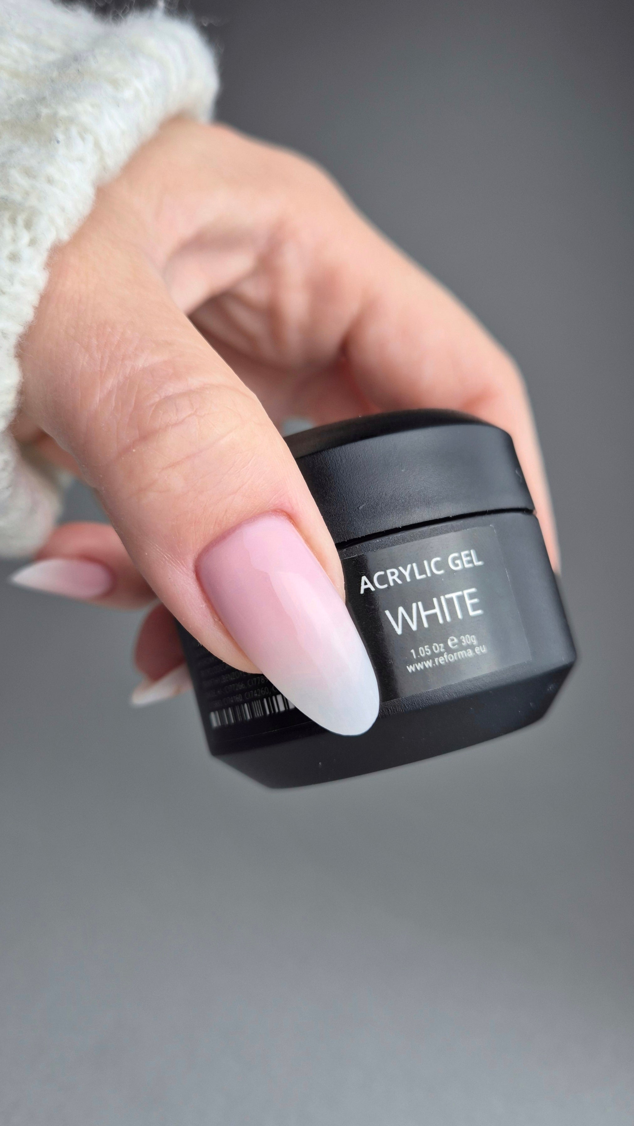 Acrylic Gel - White, biały, kryjący akrylożel, 60 ml