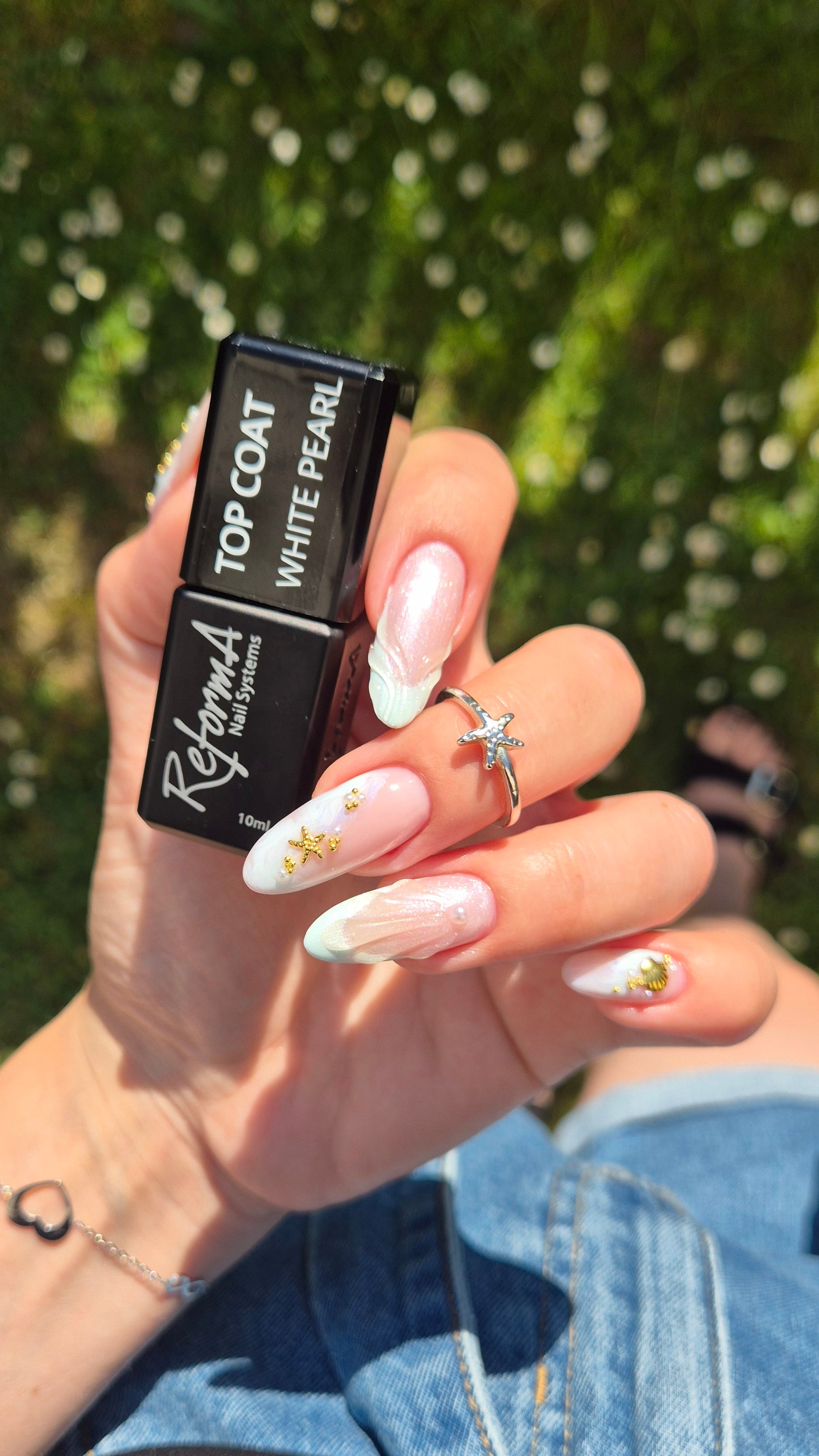 Top Coat - White Pearl, 10 ml
