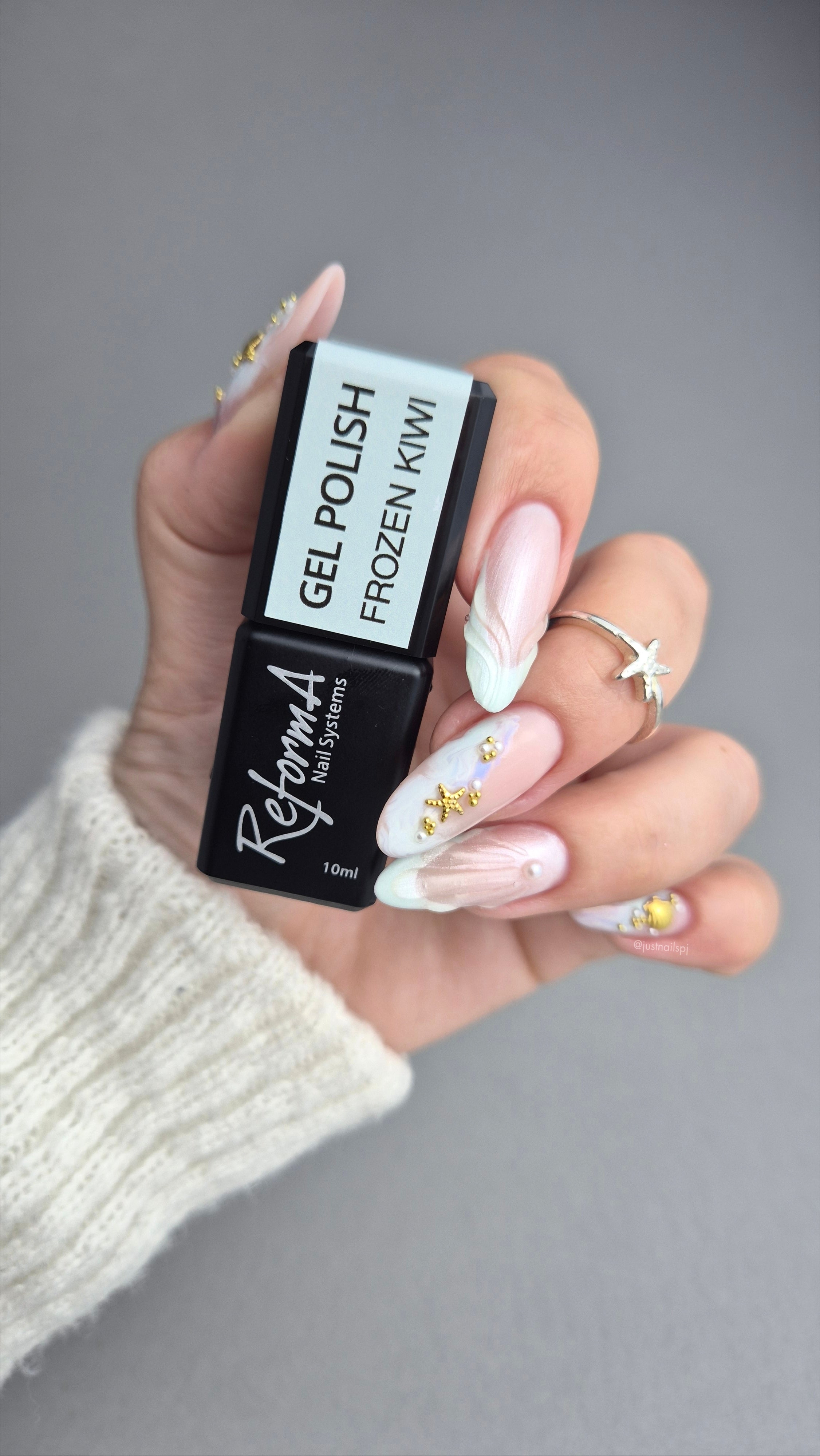 Top Coat - White Pearl, 10 ml