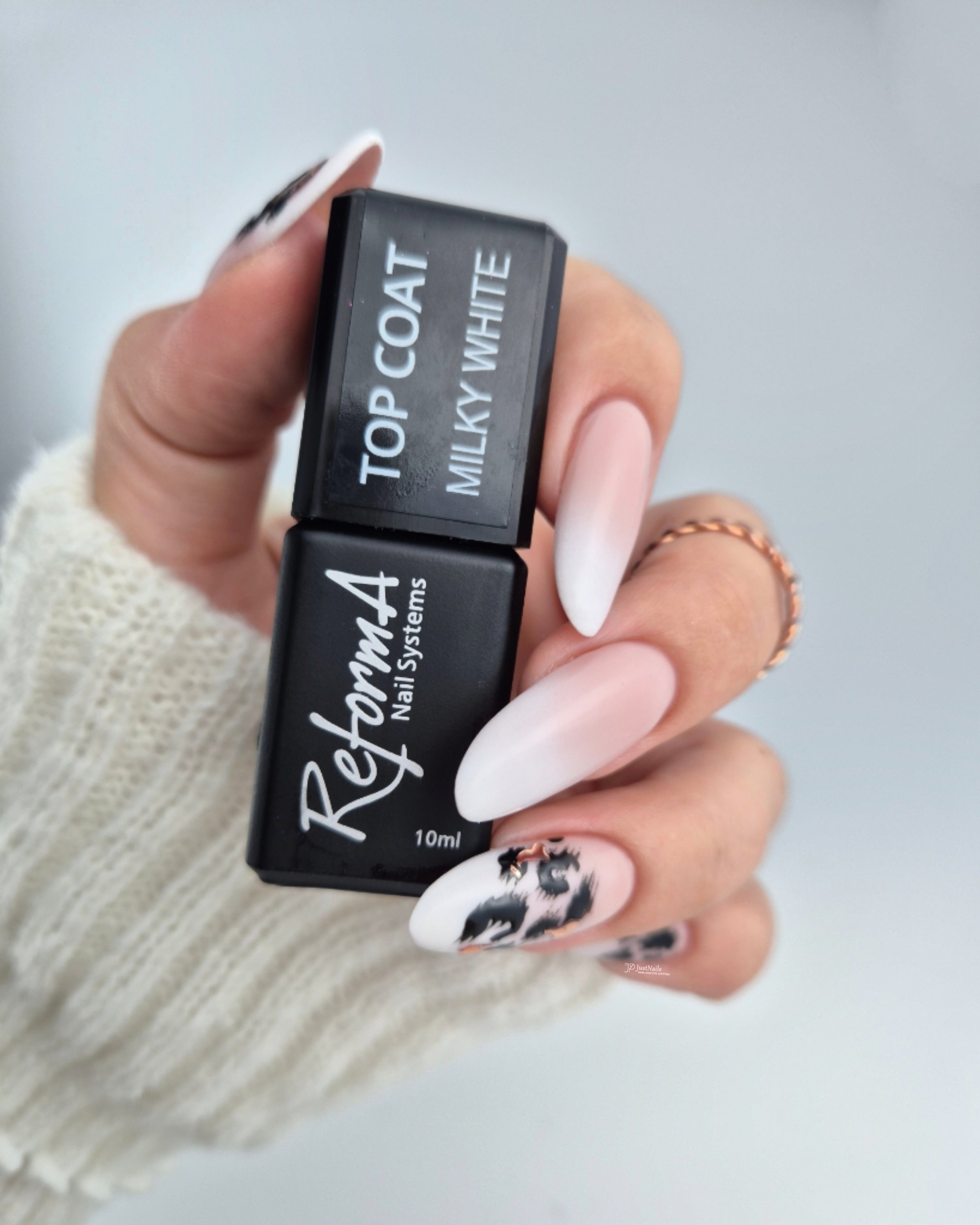 Top Coat - Milky White, 10 ml