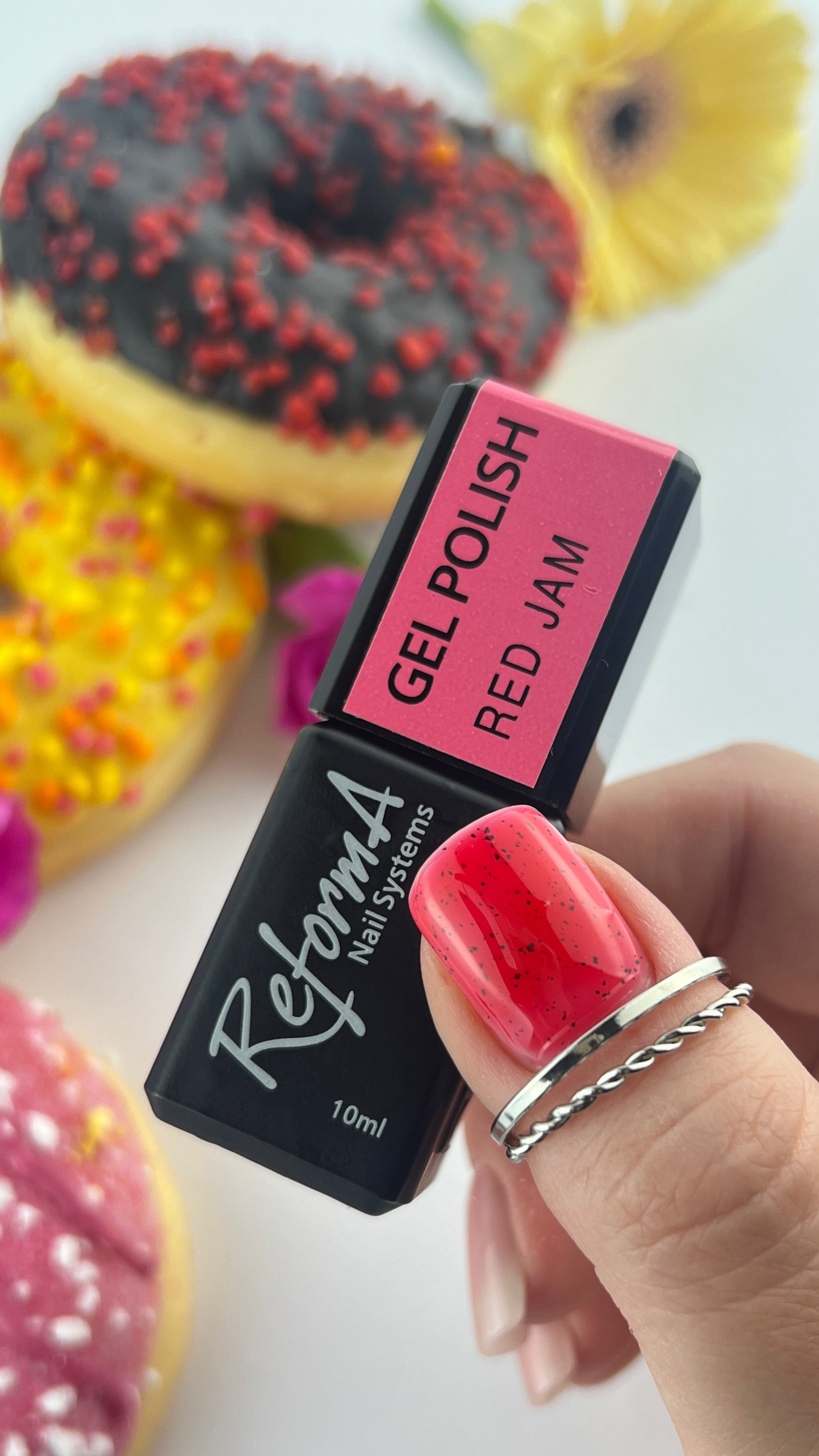Lakier Hybrydowy - GP Red Jam, 10 ml