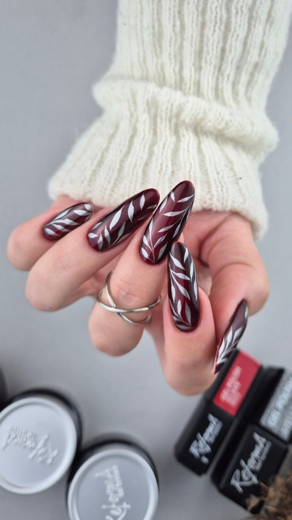 Metallic Gel, srebrny, lustrzany żel do paznokci, 7 g
