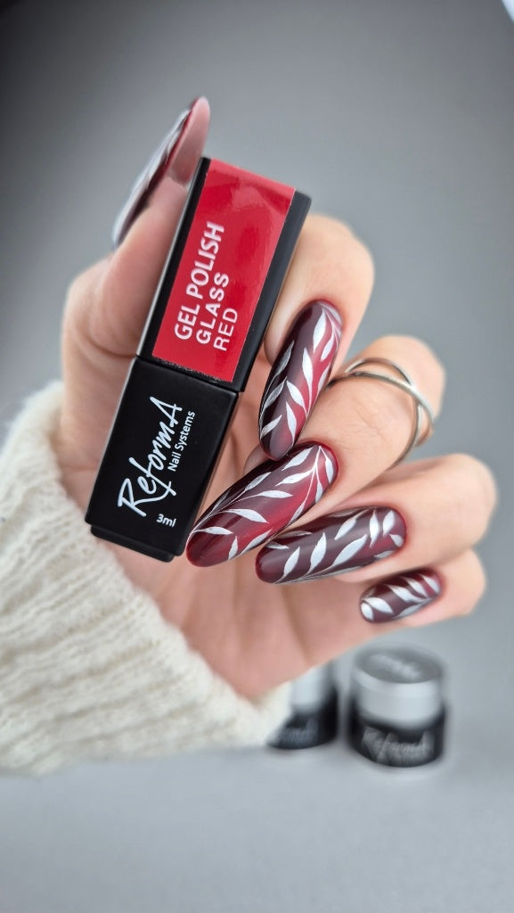 Metallic Gel, srebrny, lustrzany żel do paznokci, 7 g