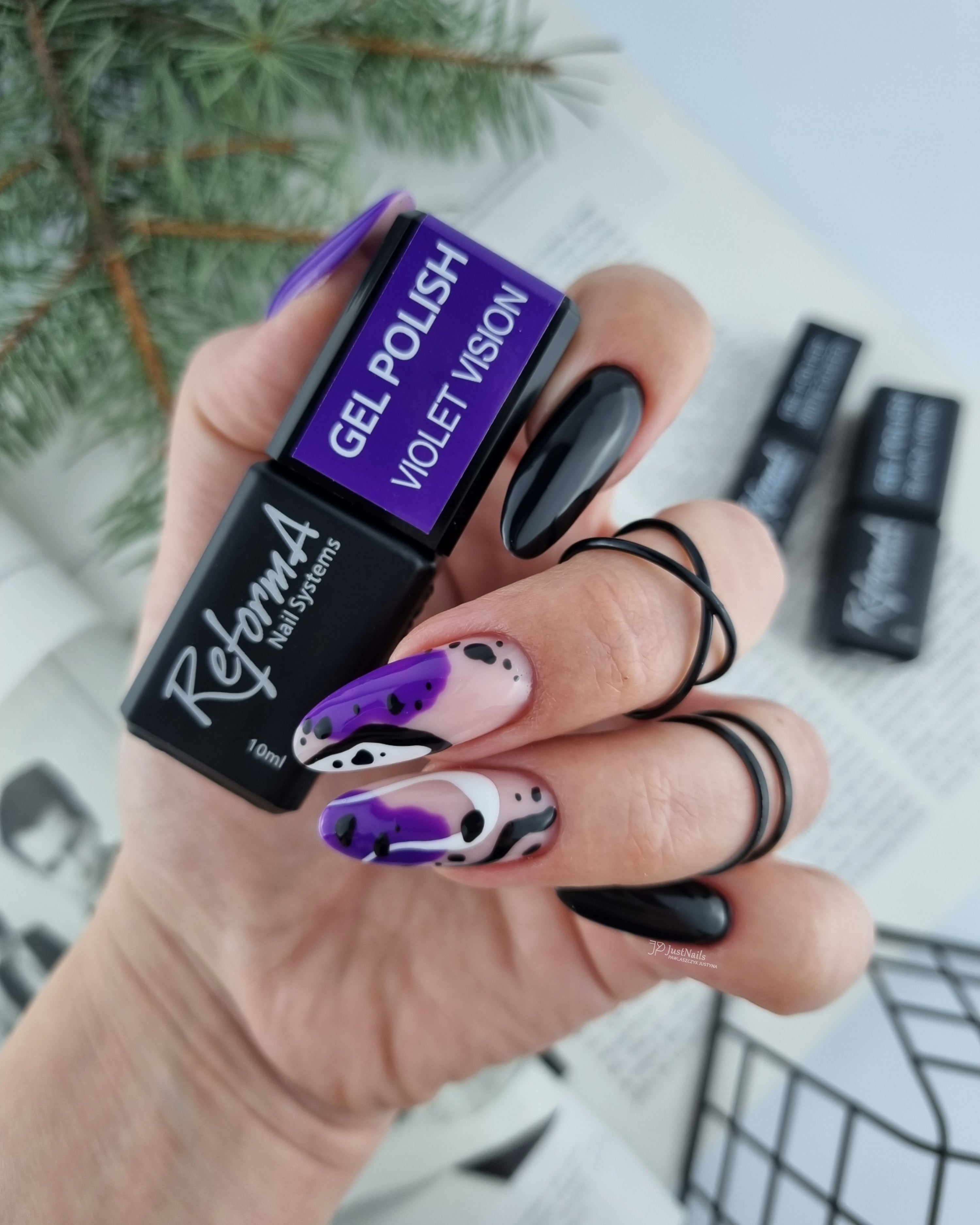 Lakier Hybrydowy - GP Violet Vision, 10 ml