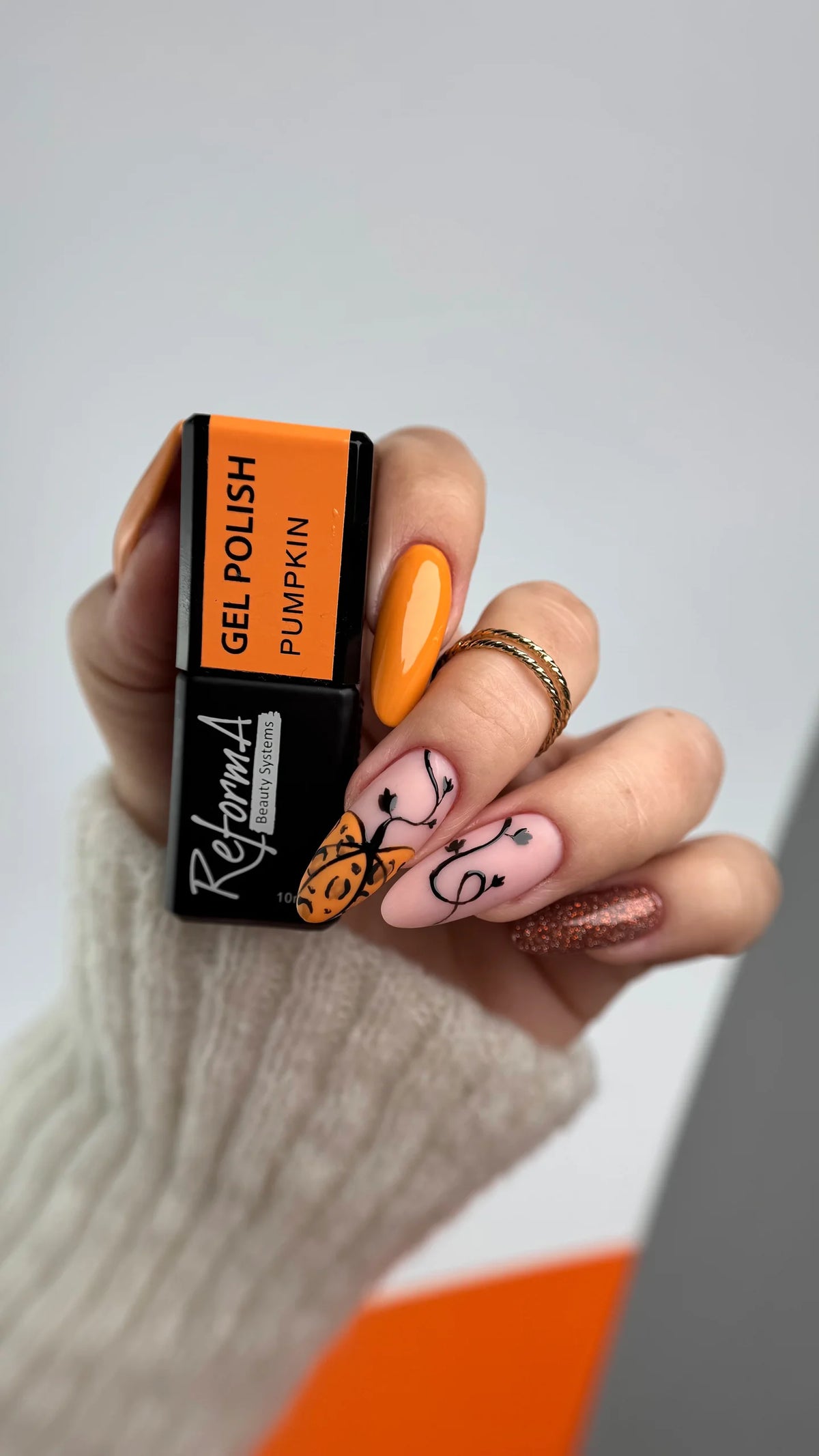 Lakier Hybrydowy - GP Pumpkin, 10 ml