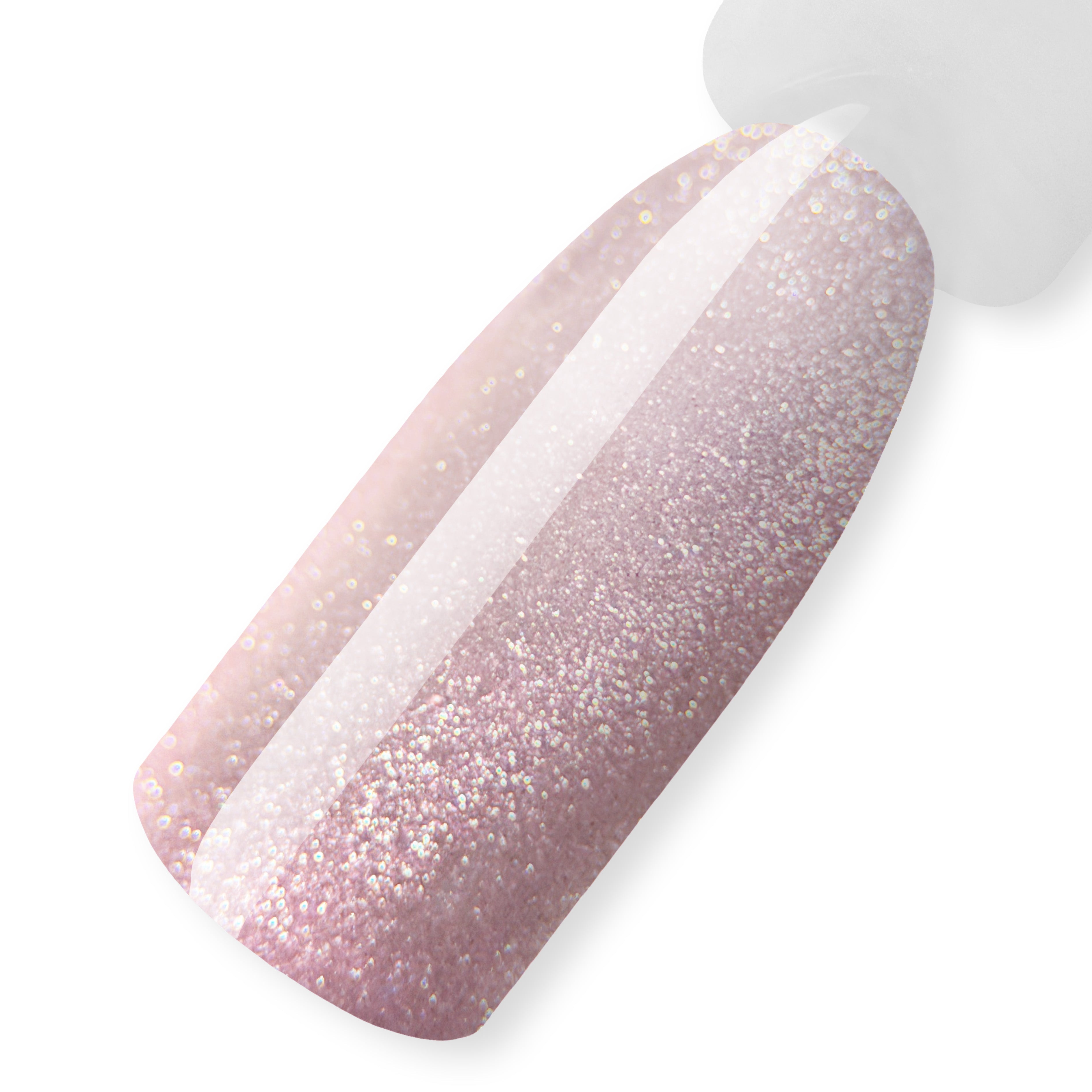Lakier hybrydowy Cat Eye Dear Pink, 10 ml - swatch na tipsie, kolekcja WATER CAT EYE ReformA