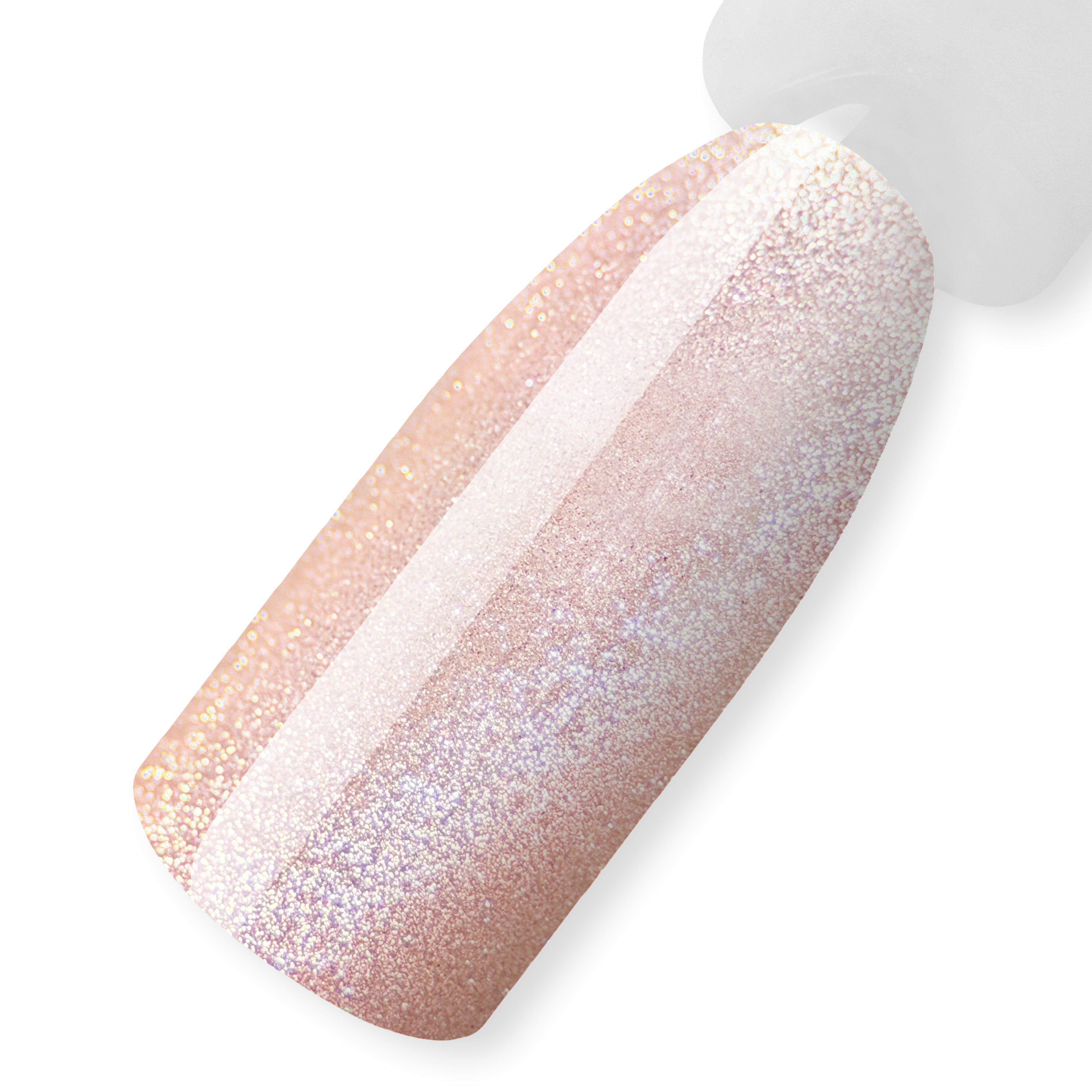 Lakier hybrydowy Cat Eye Pure Pink, 10 ml - swatch na tipsie, kolekcja WATER CAT EYE ReformA