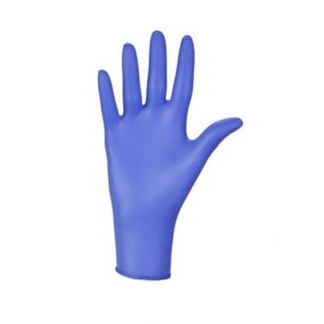 Rękawiczki nitrylowe, niebieskie, rozm M - 100 szt